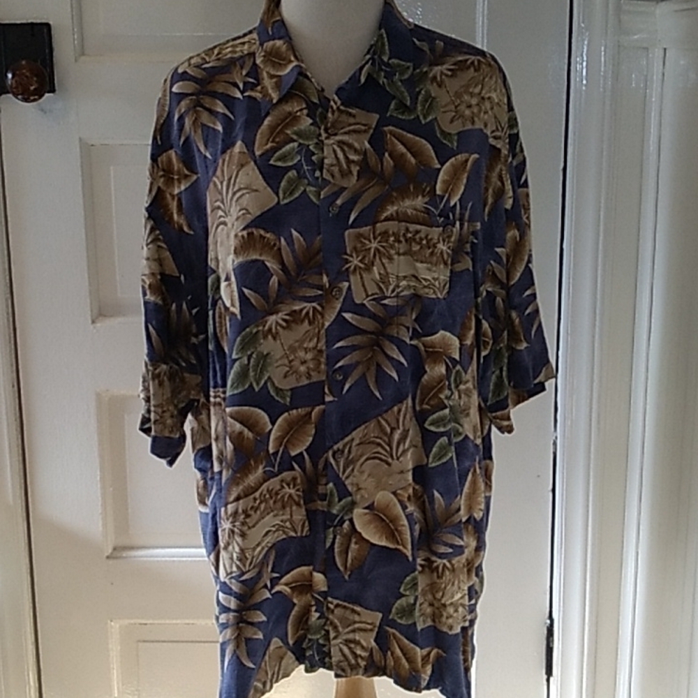 Moda Campia Moda XXL mens button down casual shirt beach cruise tropical